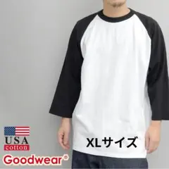 グッドウェア XLサイズ Goodwear 7分丈 ラグランスリーブ 試着のみのサムネイル