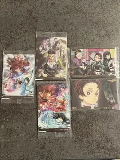 鬼滅の刃 ウエハース　カード　5枚セット