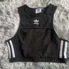 美品　adidas ブラック タンクトップ