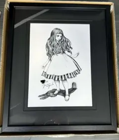 ヒグチユウコ　複製画　 『さむくなんてないわ』 直筆サイン シリアルナンバー入り ヒグチユウコ 複製画 『さむくなんてないわ』 直筆サイン