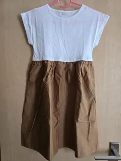 値下げ❗新品　半袖ワンピース　お揃いセット120.130