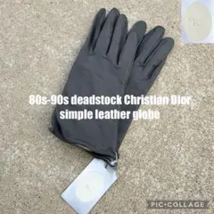 80s 未使用 ChristianDior gray leather globeのサムネイル