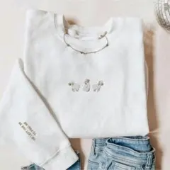 ホワイト スウェット