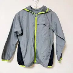 GapFit フード付きジャケット Sサイズ グレー アウター 軽量