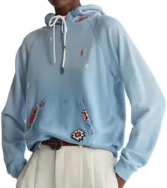 早い者勝ち‼️希少 ポロラルフローレン 刺繍 ダメージ加工パーカー XS タグ付き