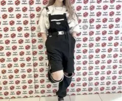 ニーZIPベルトサロペット