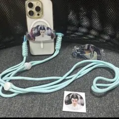 お得セット 陳情令 王一博 藍忘機 レジン斜め掛け携帯ショルダー スマホクリップのサムネイル