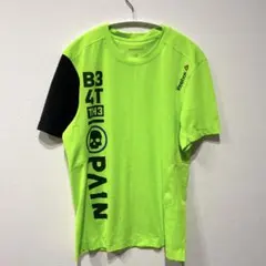 Reebok 蛍光グリーン Tシャツ Mサイズ