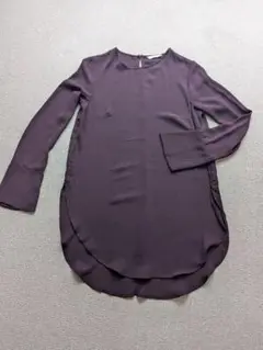 H＆M，ワイン色長袖チュニック36