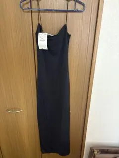 ZARA ブラック キャミワンピース Sサイズ