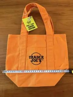 TRADER JOE'S キャンバスエコバッグ オレンジ