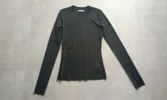 【完売品】CLANE クラネ シアー メッシュ クルーネック トップス