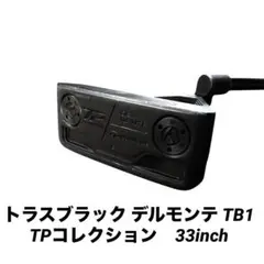【限定希少品】トラスブラック デルモンテ TB1 TPコレクション　標準インチ テーラーメイドトラスTPコレクション デルモンテTB1 34インチパター