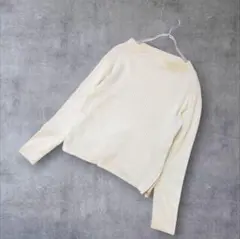 ガリャルダガランテ リブニット ボトルネックセーター サイドジップ ウール混