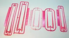 ビームサーベルエフェクトランナー<2>　ピンク系５点　ガンプラ ジャンク