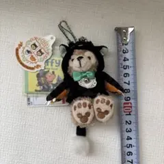 ダッフィー 猫フード ぬいぐるみ ストラップ付き
