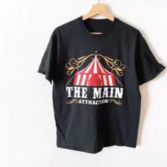 古着⭐️THE MAIN ATTRACTION サーカス Tシャツ 黒