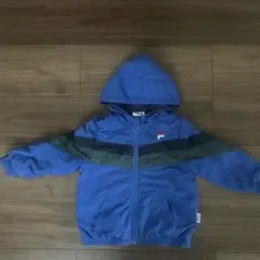 値下げ　100 ビームスミニ　FILA 男　春秋　上着　ブルー　ファスナー　兄弟のサムネイル