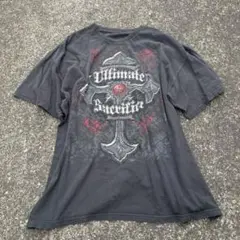 00s affliction 系 Tシャツ 十字架 英字 y2k アーカイブ