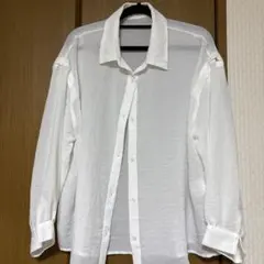 CLASSICAL ELF リネン長袖シャツ ホワイト