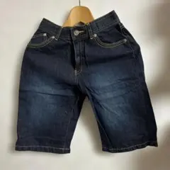 GU ダークブルーデニムハーフパンツ
