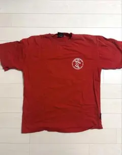 赤Tシャツ フロントロゴ バックアート　friends of the hui