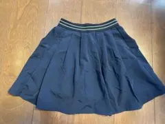 ユニクロ　UNIQLOネイビー ナイロンスカート サイドポケット付き　120cm