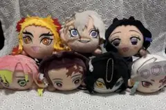 鬼滅の刃　寝そべり　ぬいぐるみ　炭治郎　煉獄　実弥　蜜璃　しのぶ　天元　伊黒