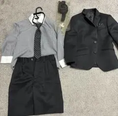 フォーマルスーツセット 110cm ブラック