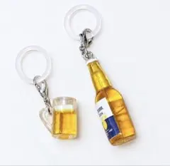 【おまとめ割あり】　めじるしアクセサリー　ビール　ビールジョッキ　2個セット