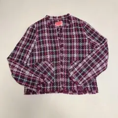 kate spade ツイードジャケット ノーカラー