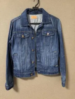 ダークブルーデニムジャケット earth music&ecology