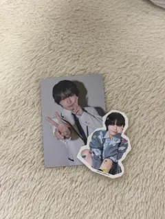 なにわ男子 大西流星　HARD WORK ネバロマ トレカ＆ステッカーセット