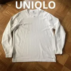 UNIQLO AIRism ホワイト長袖Tシャツ L