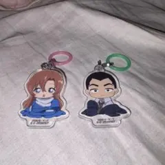 名探偵コナン　ふらっとめじるしアクセサリー　ちぢませ隊　萩原千速　横溝重悟