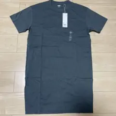 UNIQLO U クルーネックTワンピース(半袖)S オリーブ