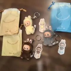 イニシャルラブブ 3体セット L F W