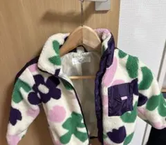 H&M フラワーボアジャケット 2y4y 美品