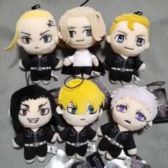 東京リベンジャーズ　アソート　ぬいぐるみマスコット　６点セット