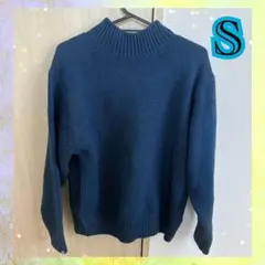 ハイネック　ニット　セーター ユニセックス　男女兼用　大人カジュアル　冬服