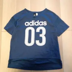 adidas ネイビー Tシャツ 03M2074番