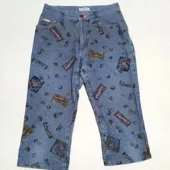 希少レア　エンジェルブルー　デニム　パンツ　L 160 ナカムラくん　平成レトロ