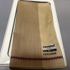 renoma ゴールド ストライプ ハンカチ
