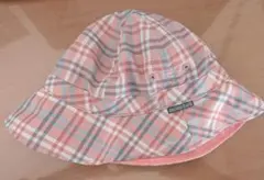 mont-bell チェック柄ハット リバーシブル