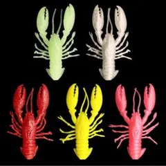 ５本 ザリガニ タコ クロー 根魚 エビ ワーム 餌木 タコエギ デビルクローのサムネイル