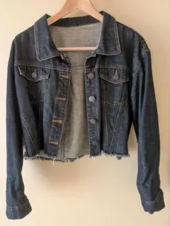 クロップド丈 デニムジャケット M