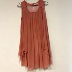 パーティードレス　シフォン素材