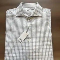 ZARA チェック柄 長袖シャツ Lサイズ