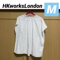 HK WORKS LONDON 2way半袖シャツ　ブラウス　しまむら　Mのサムネイル