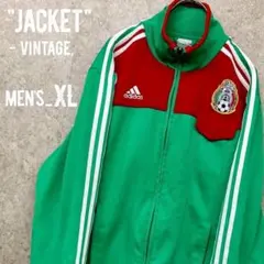 レア《アディダス》メキシコ代表 刺繍トラックジャケット ジャージ/メンズXL